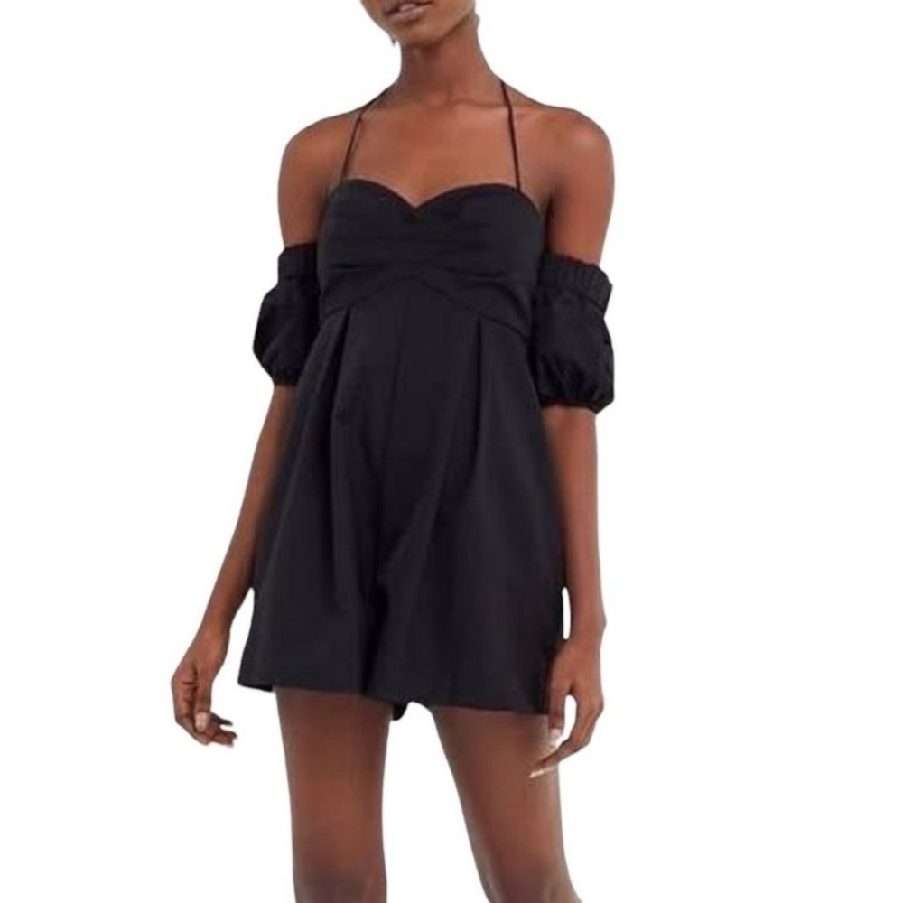 Urban Outfitters Black Romper Large NWT